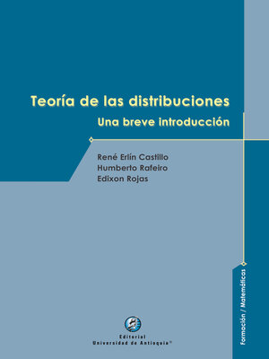 cover image of Teoría de las distribuciones